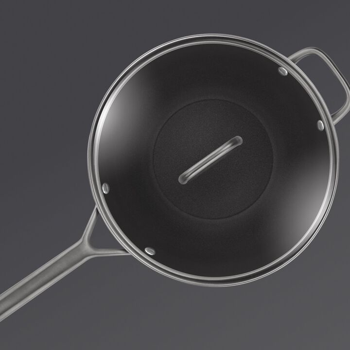 Milano, 28 cm aluminum Saute pan with glass lid, large 3