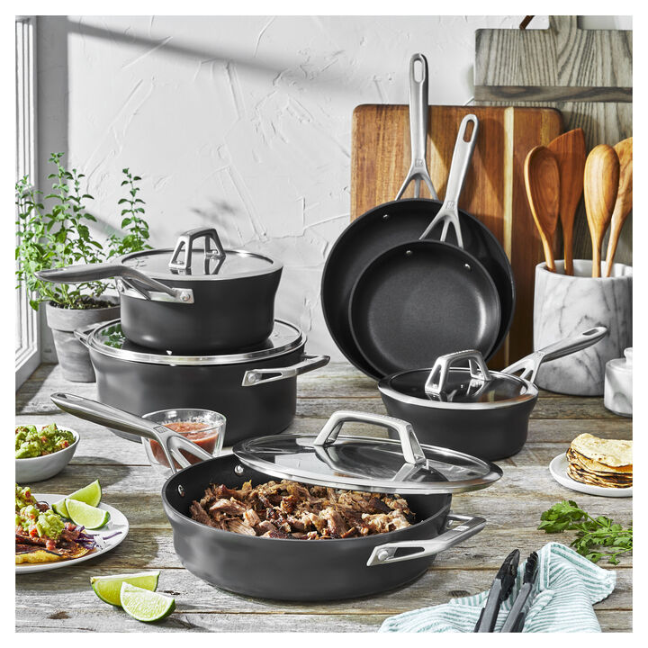 Motion, 10 Piece aluminum Cookware set, large 3