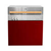 Flammkraft Model D, Natural gas grill, ruby, small 4