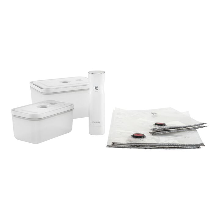 Fresh & Save, Set de inicio al vacío, Plástico / M/L, 7-pzs, Blanco, large 1
