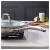 Spirit Stainless, 3 Ply, 9.5-inch, 18/10 Stainless Steel, Frying Pan With Glass Lid, small 7