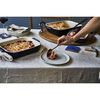 Ceramique, 34 x 24 cm rectangular ceramic Oven dish dark-blue, small 5