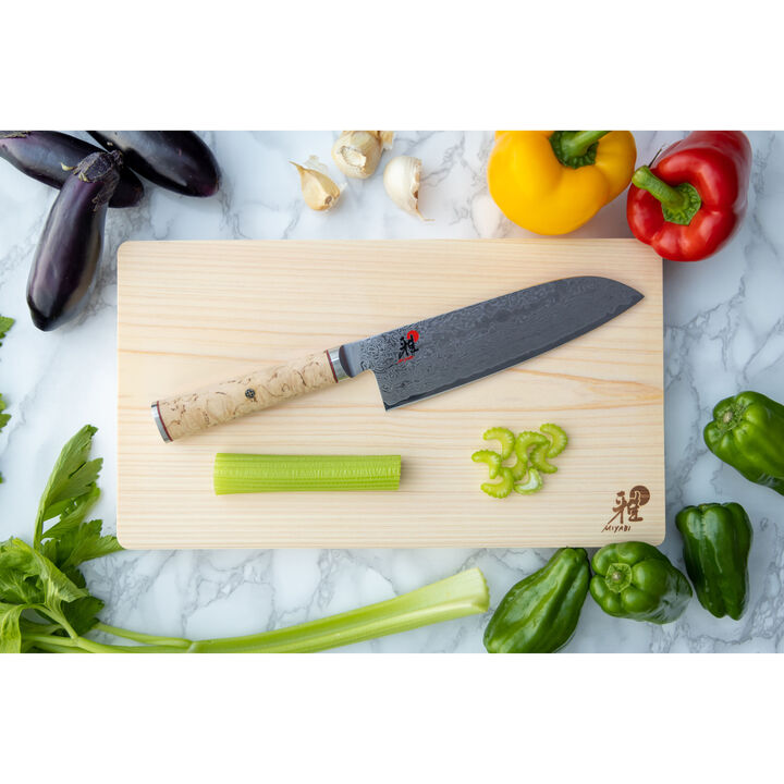 BIRCHWOOD 5000MCD, Faca santoku 18 cm, Borda lisa, large 2