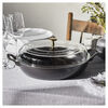 Cast Iron, 3.5 qt, Braiser With Glass Lid, Black Matte, small 4