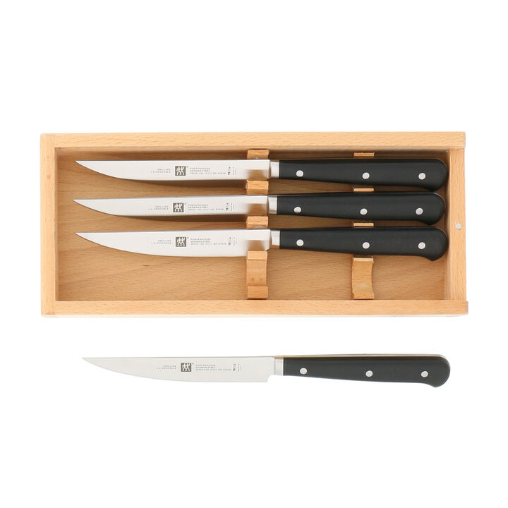 Steak Sets, 4-pc, Porterhouse Steak Knife Set In Beechwood Box , large 3