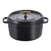 La Cocotte, Cocotte Buster+Punch 28 cm, Rond(e), Noir mat, Fonte, small 6