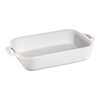Stoneware, 2-pc, Rectangular Baking Dish Set, white, small 4