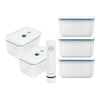 Fresh & Save, Paquet de meal prep large, 6-PCES, plastique, La-Mer, small 1