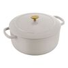 Bellamonte, Cocotte rotonda - 28 cm, avorio, small 1