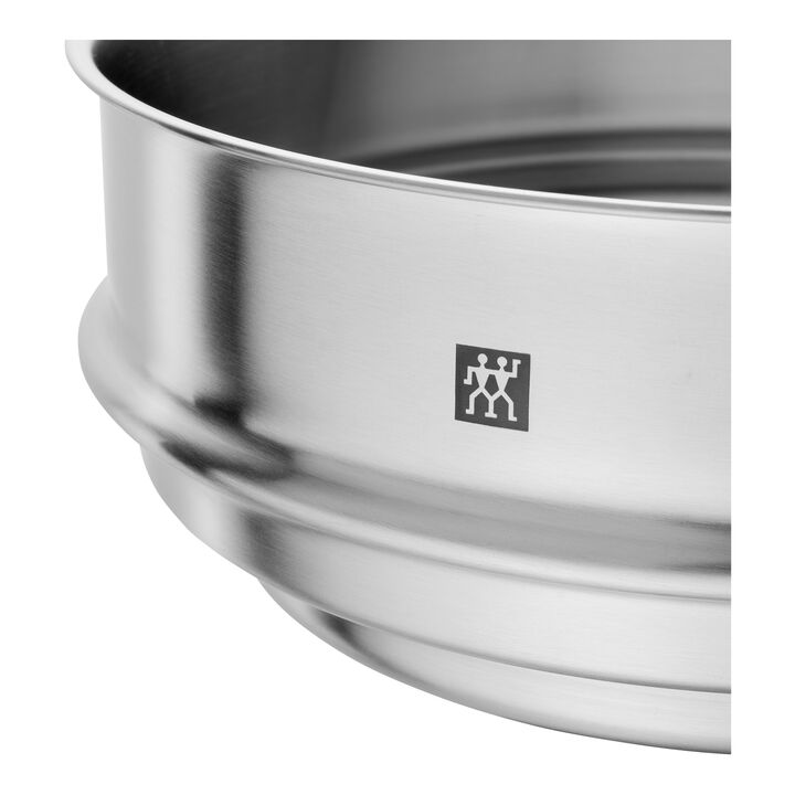 Plus, 24 cm, Panier vapeur, Argent, large 3