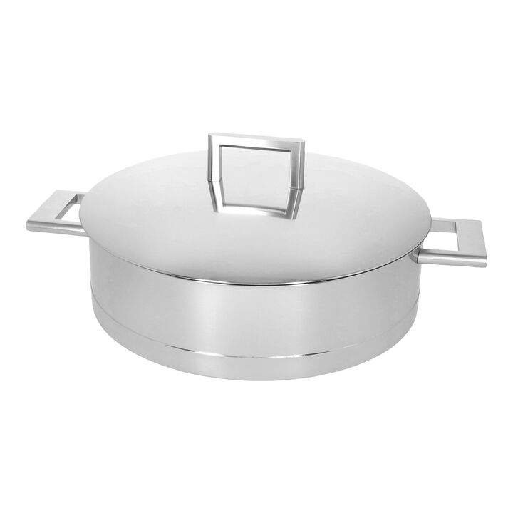 John Pawson 7, Casserole avec couvercle à double parois 28 cm / 4,8 l, large 4