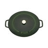 Cast Iron, 6.25 qt, Wide Oval Dutch Oven, basil - Factory Second, small 4