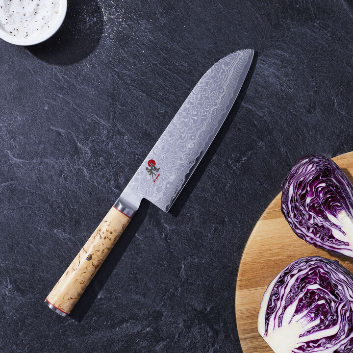 Birchwood SG2, 7-inch, Fine Edge Santoku Knife, large 4