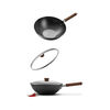 Dragon, 12-inch, Carbon Steel, Wok With Lid, small 7