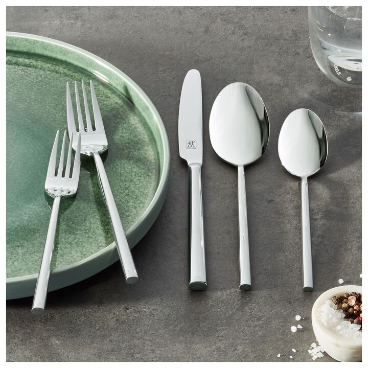 Aberdeen, 45-pc Flatware Set, 18/10 Stainless Steel , large 4