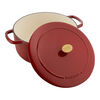 Bellamonte, Cocotte 28 cm, Rond(e), Rouge, Fonte, small 6