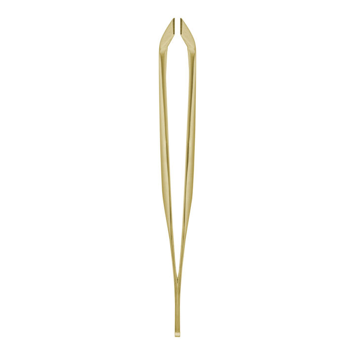 PREMIUM, Cuticle tweezers, 18/10 Stainless Steel | gold, large 2