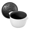 Cast Iron, 1.5 qt, Petite French Oven, pure-white, small 3
