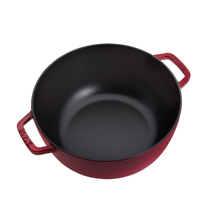 Cast Iron, 5 qt, Essential French Oven, cherry, large 4