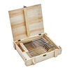 Steak Sets, 12-pc, 18/10 Stainless Steel Steak Dinner Stainless Steel Steak Knife Set In Wood Presentation Box, small 1