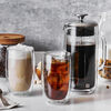 Sorrento Double Wall Glassware, 3-pc French Press And Latte Glass Set, small 6