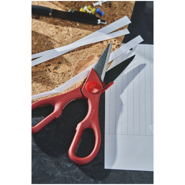 Vielzweckschere, rot 20 cm, Edelstahl, large 2