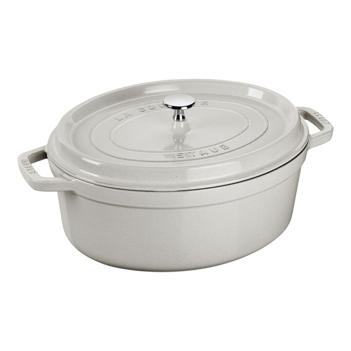 La Cocotte, Cocotte 31 cm, Ovale, Truffe blanche, Fonte, large 1