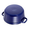 Cast Iron, 7 qt, Round, Dutch Oven, Dark Blue - Factory Second, small 5