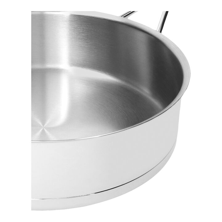 Silver 7, Sauteuse met dubbelwandig deksel 28 cm / 4,75 l, large 2