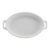 Stoneware, 2-pc, Oval Baking Dish Set, white, small 6