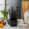 Pro, 7-pc, Knife block set, black matte, small 2
