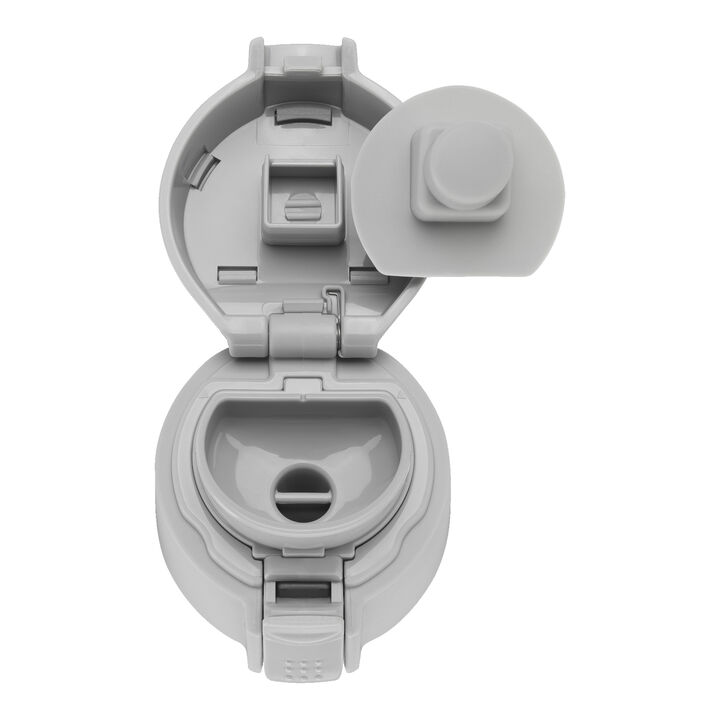 Thermo, TRAVEL BOTTLE, 450 ml, white-grey, large 3