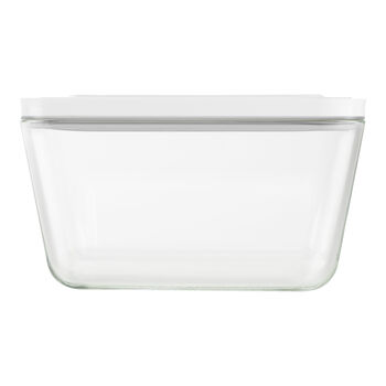 Vakumlu Saklama Kabı, L, Borosilikat Cam, Gri,,large 3