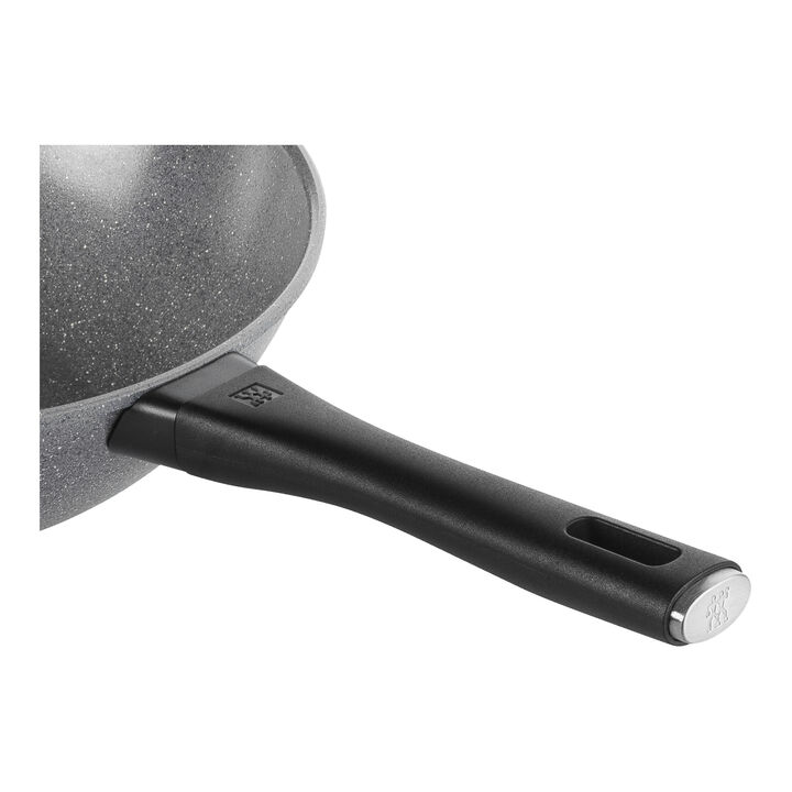 Terreno Plus, Wok, 28 cm, Aluminium, Titanverstärkte keramische Antihaftbeschichtung, large 3
