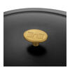 Bellamonte, Cocotte 37 cm, Ovale, Noir mat, Fonte, small 5