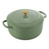 Bellamonte, Cocotte rotonda - 26 cm, verde, small 1