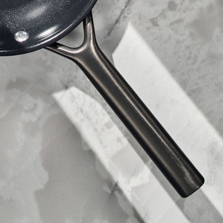Milano, Stieltopf mit Glasdeckel 18 cm, Aluminium, Schwarz, large 4