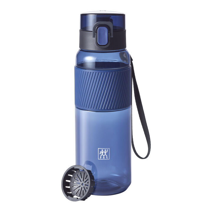 Bottle, Drinking bottle, 680 ml, tritan, dark blue, large 1
