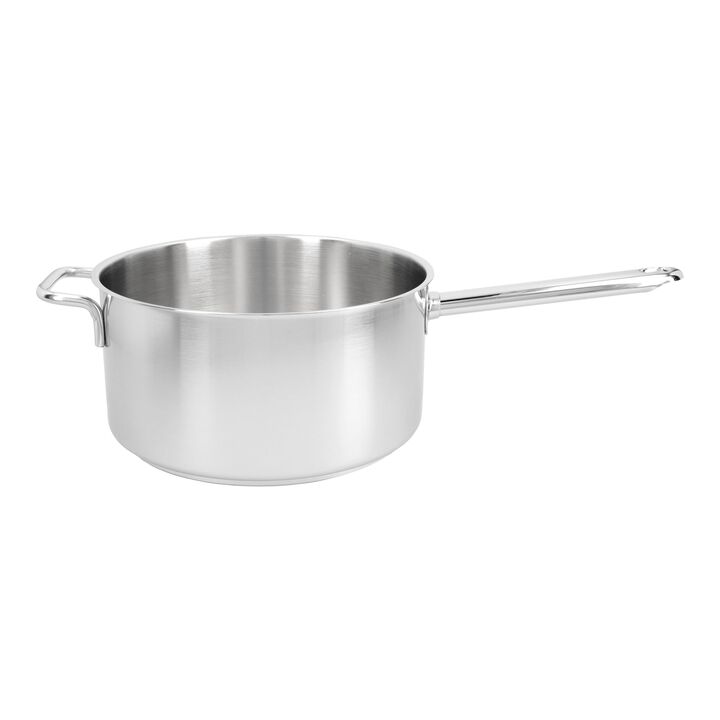 Apollo 7, Stieltopf ohne Deckel 22 cm, 18/10 Edelstahl, Silber, large 1