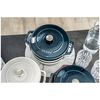 La Cocotte, 4 l cast iron round Cocotte twister, la-mer, small 6