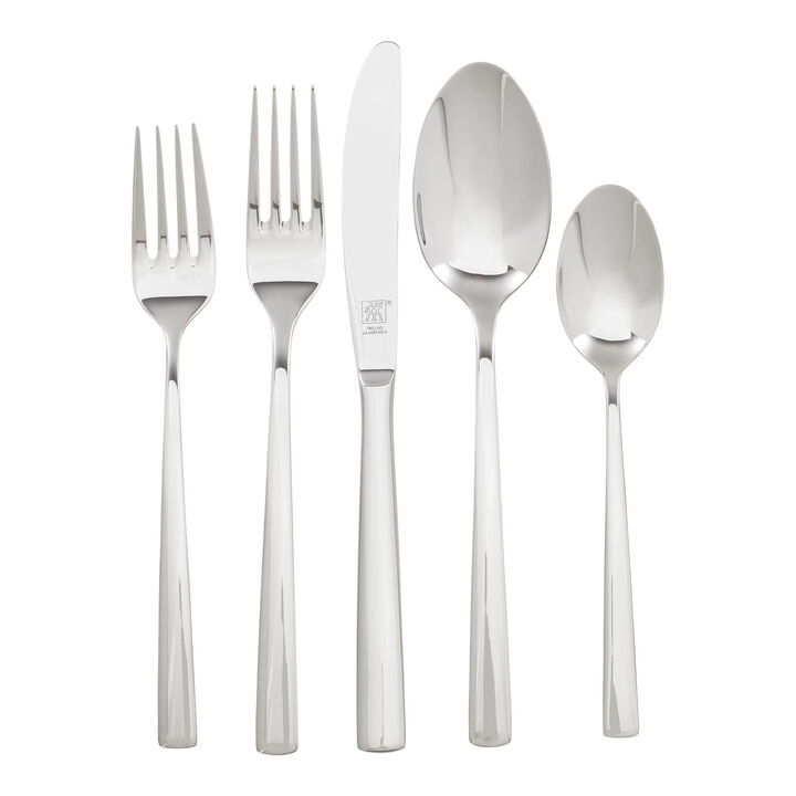 Loft, 20 Piece Flatware Set polished, large 1