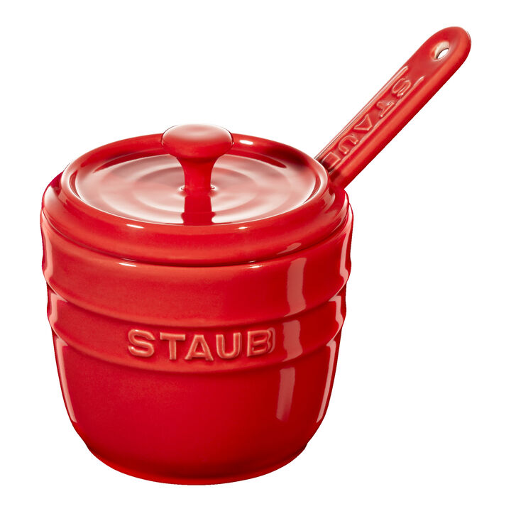 Ceramique, Açucareiro 9 cm, Cerâmica, Vermelho cereja, large 3