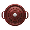 Cast Iron, 7 qt, Round, Dutch Oven, Grenadine, small 6