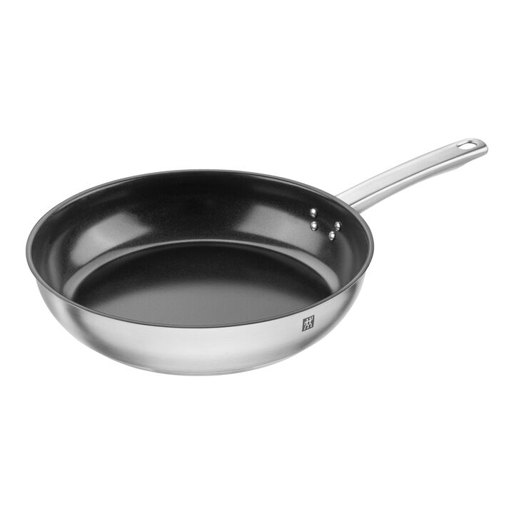 Plus, Stegepande 28 cm, 18/10 rustfrit stål, large 1