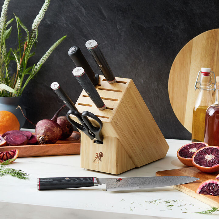 Kaizen, 7-pc, Knife block set, large 2