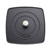 Cast Iron, Square, 10.3" Grill Press, Black Matte, small 3
