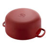 Bellamonte, Cocotte 28 cm, Rond(e), Rouge, Fonte, small 10