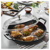 Cast Iron, 3.5 qt, Braiser With Glass Lid, Black Matte, small 2