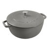 Cast Iron, 5 qt, Essential French Oven, graphite grey, small 1