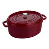 La Cocotte, 5.5 l cast iron oval Cocotte, Bordeaux, small 1